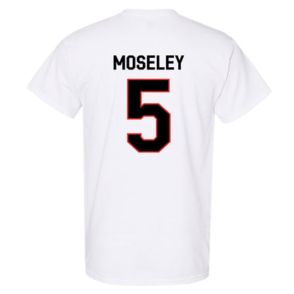 Texas Tech - NCAA Men's Basketball : Josiah Moseley - Classic Shersey T-Shirt-1