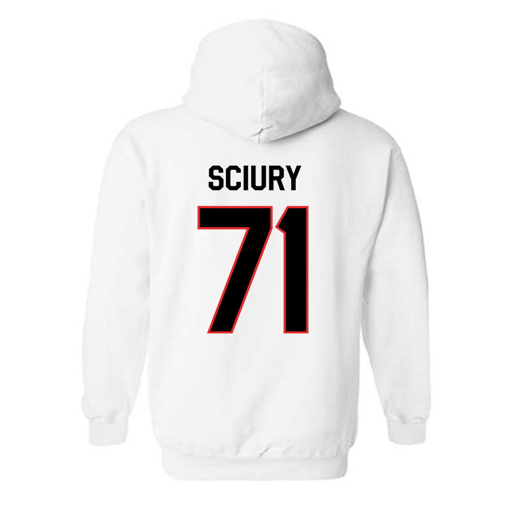 Texas Tech - NCAA Football : Vinny Sciury - Classic Shersey Hooded Sweatshirt-1