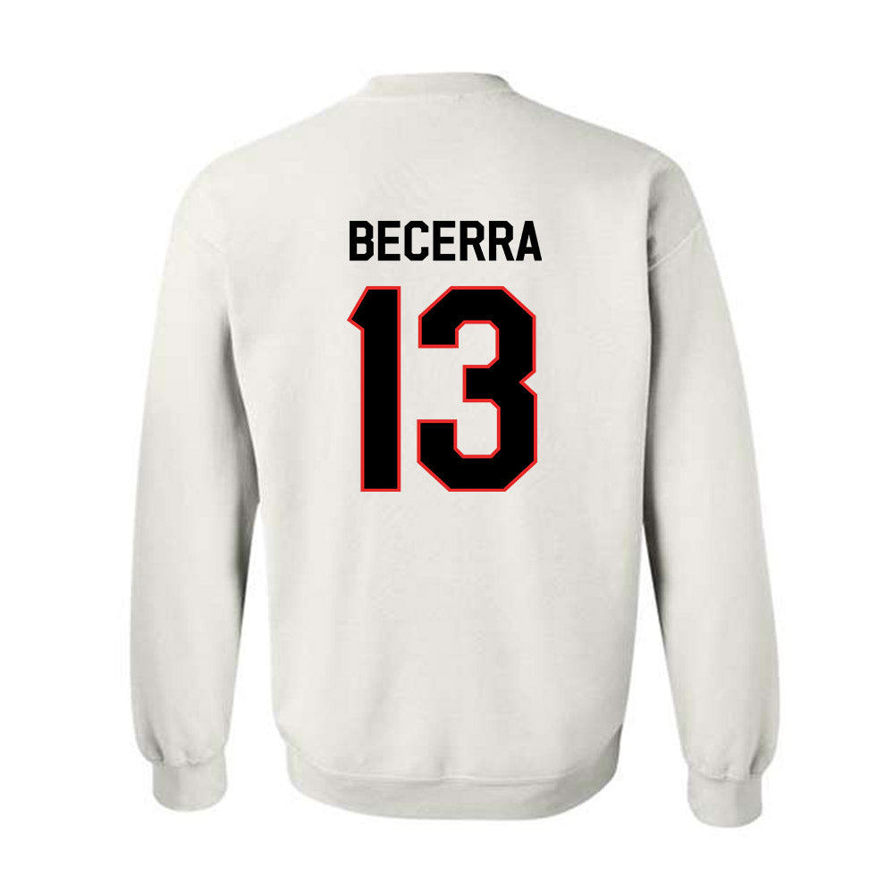 Texas Tech - NCAA Baseball : Donovan Becerra - Classic Shersey Crewneck Sweatshirt-1