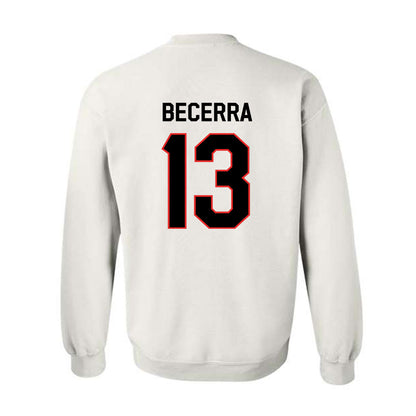 Texas Tech - NCAA Baseball : Donovan Becerra - Classic Shersey Crewneck Sweatshirt-1