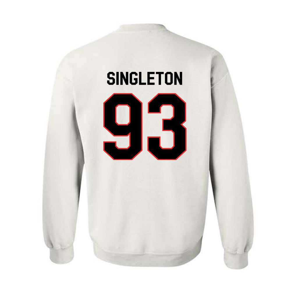Texas Tech - NCAA Football : Dylan Singleton - Classic Shersey Crewneck Sweatshirt-1