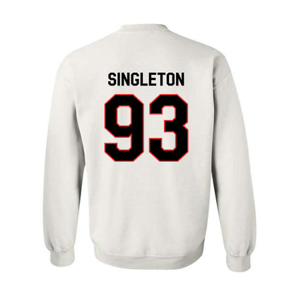 Texas Tech - NCAA Football : Dylan Singleton - Classic Shersey Crewneck Sweatshirt-1