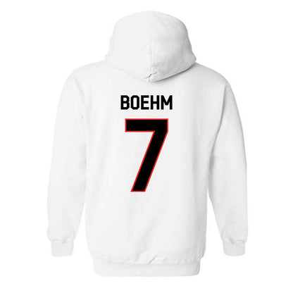 Texas Tech - NCAA Baseball : Garet Boehm - Classic Shersey Hooded Sweatshirt-1