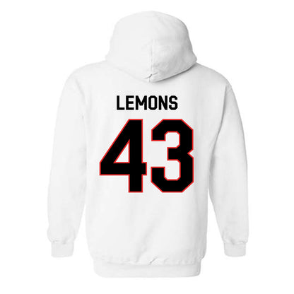 Texas Tech - NCAA Football : Chris Lemons - Classic Shersey Hooded Sweatshirt-1
