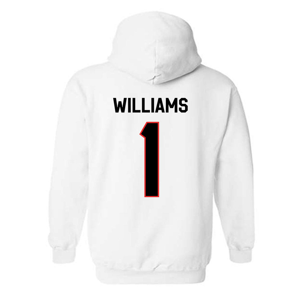 Texas Tech - NCAA Softball : Mia Williams - Classic Shersey Hooded Sweatshirt-1
