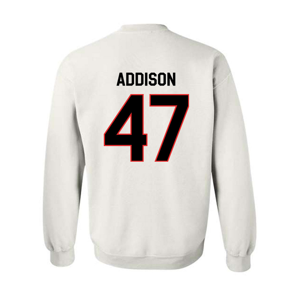 Texas Tech - NCAA Baseball : Logan Addison - Classic Shersey Crewneck Sweatshirt-1
