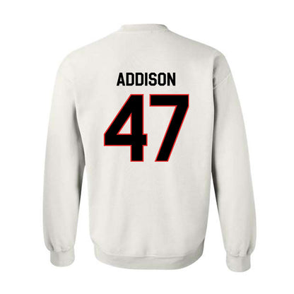 Texas Tech - NCAA Baseball : Logan Addison - Classic Shersey Crewneck Sweatshirt-1