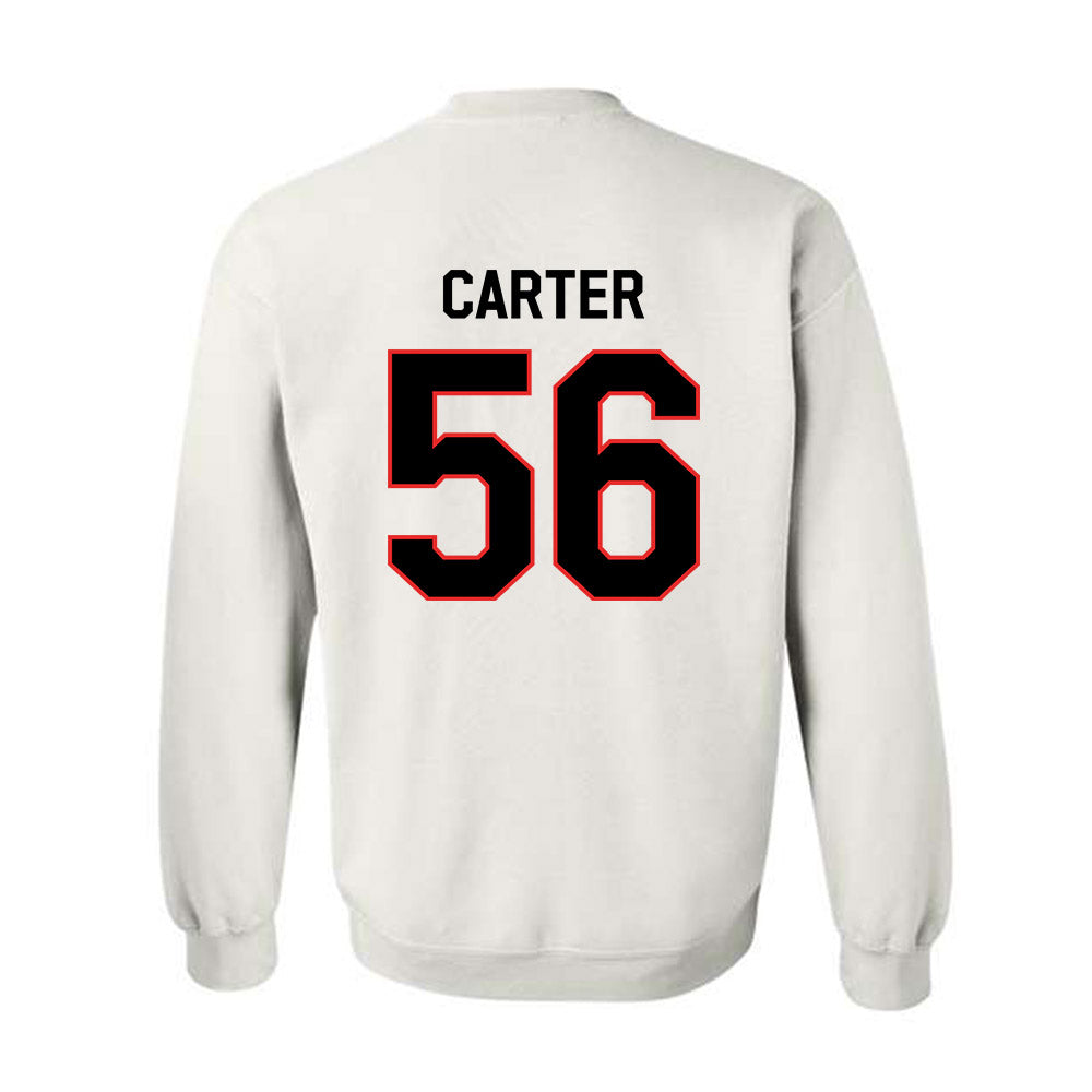 Texas Tech - NCAA Football : Davion Carter - Classic Shersey Crewneck Sweatshirt-1