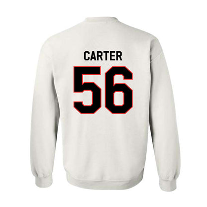 Texas Tech - NCAA Football : Davion Carter - Classic Shersey Crewneck Sweatshirt-1