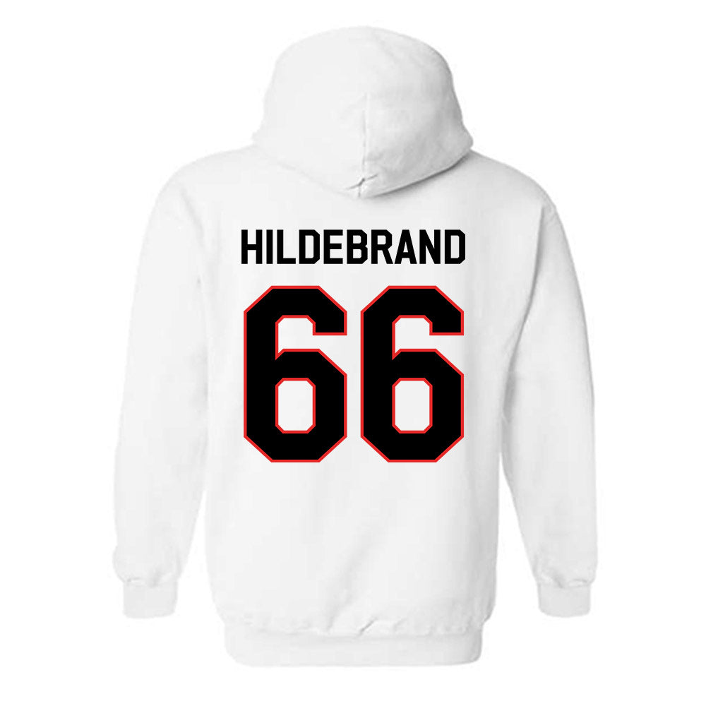 Texas Tech - NCAA Football : Jackson Hildebrand - Classic Shersey Hooded Sweatshirt-1