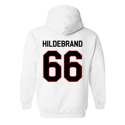 Texas Tech - NCAA Football : Jackson Hildebrand - Classic Shersey Hooded Sweatshirt-1