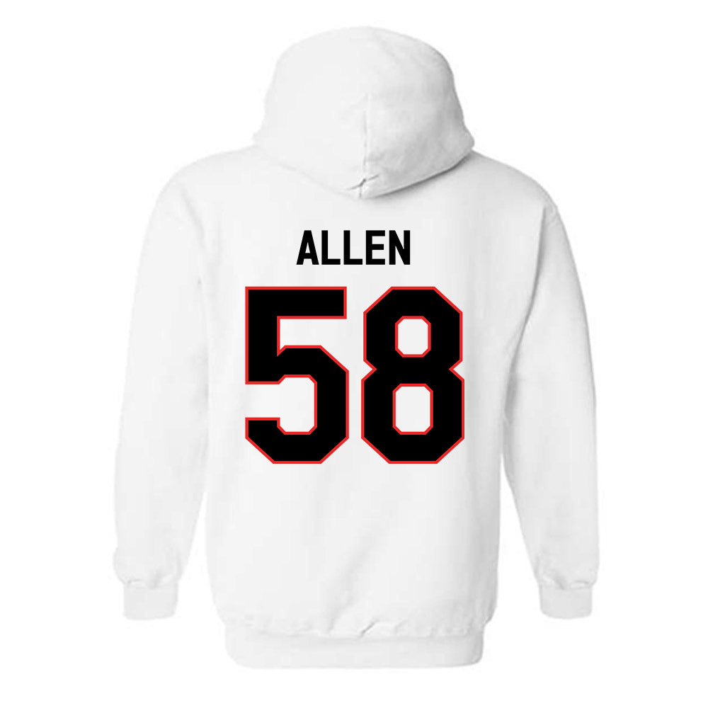 Texas Tech - NCAA Football : Tanner Allen - Classic Shersey Hooded Sweatshirt-1