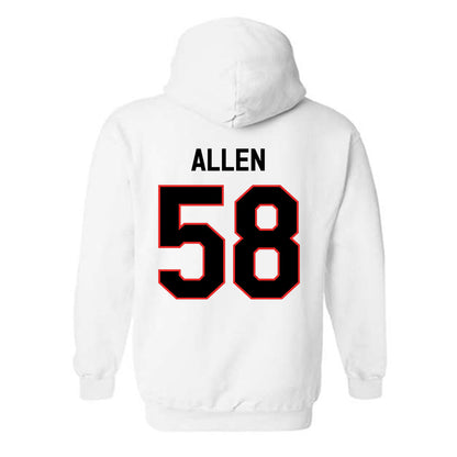 Texas Tech - NCAA Football : Tanner Allen - Classic Shersey Hooded Sweatshirt-1
