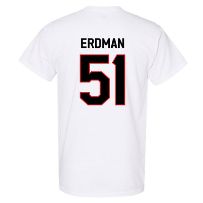 Texas Tech - NCAA Baseball : Zach Erdman - Classic Shersey T-Shirt-1