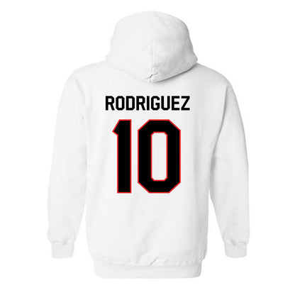 Texas Tech - NCAA Football : Jacob Rodriguez - Classic Shersey Hooded Sweatshirt-1