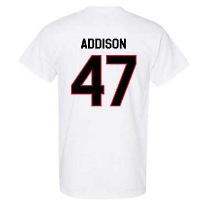 Texas Tech - NCAA Baseball : Logan Addison - Classic Shersey T-Shirt-1
