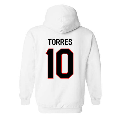 Texas Tech - NCAA Women's Soccer : Emma Torres - Classic Shersey Hooded Sweatshirt-1