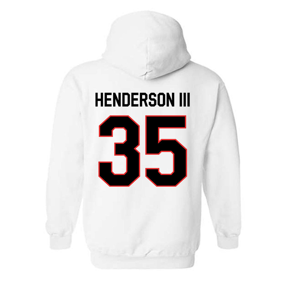 Texas Tech - NCAA Football : Michael Henderson III - Classic Shersey Hooded Sweatshirt-1