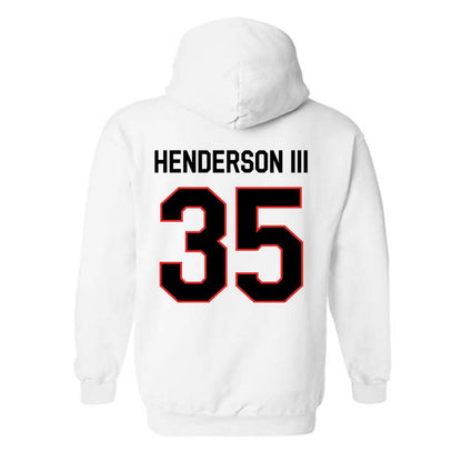 Texas Tech - NCAA Football : Michael Henderson III - Classic Shersey Hooded Sweatshirt-1