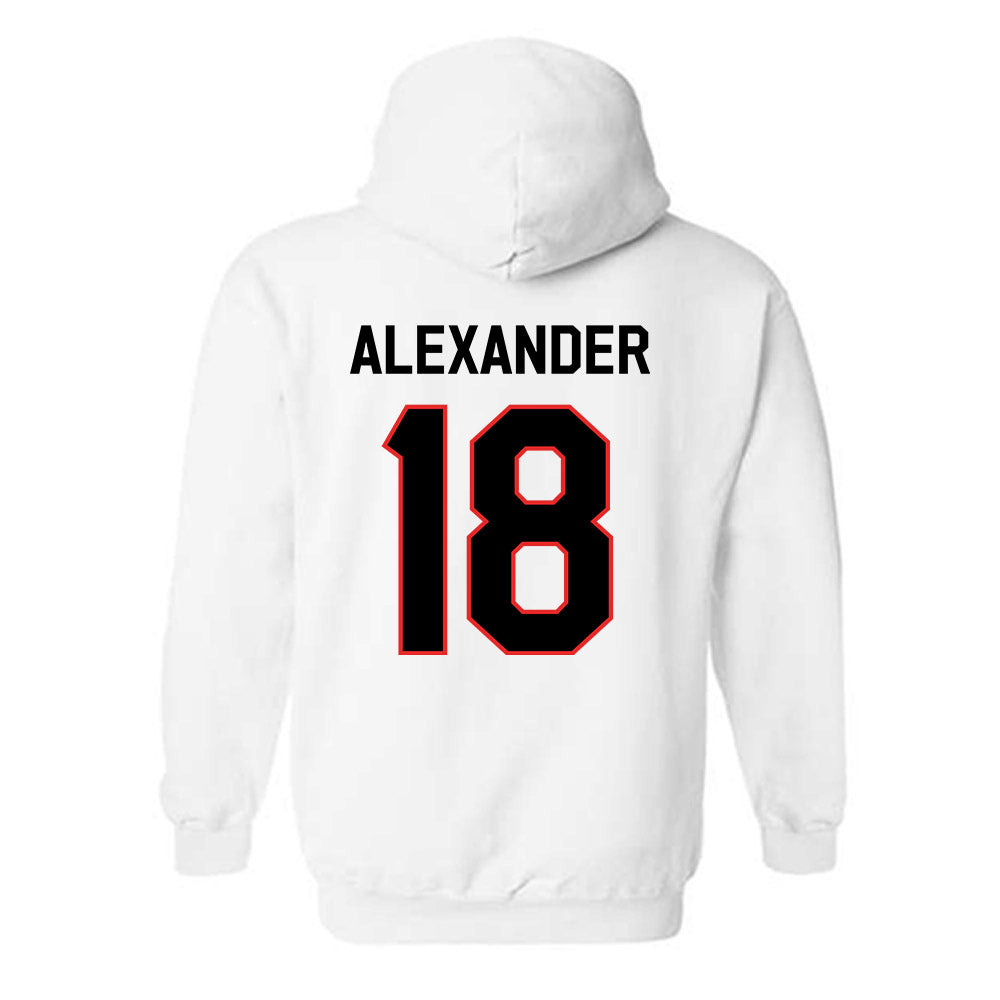 Texas Tech - NCAA Football : Roy Alexander - Classic Shersey Hooded Sweatshirt-1
