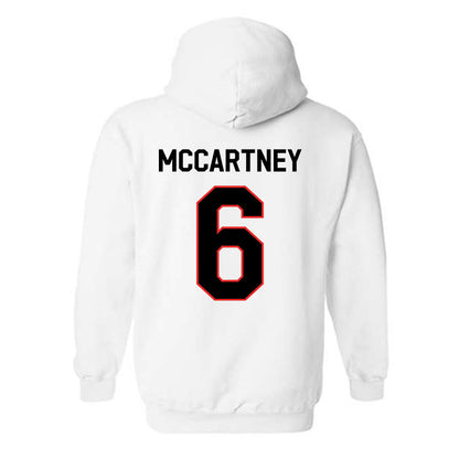 Texas Tech - NCAA Women's Soccer : Emilie McCartney - Classic Shersey Hooded Sweatshirt-1