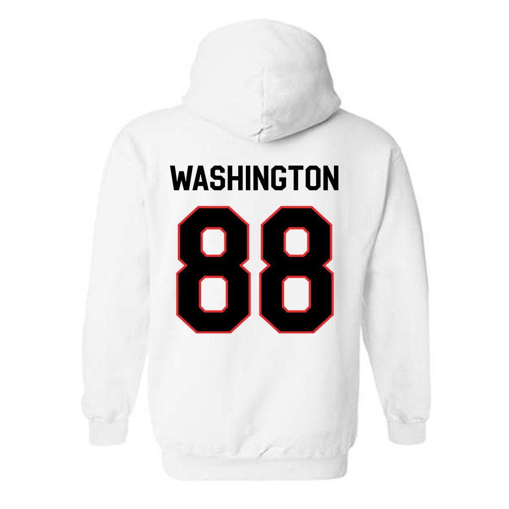 Texas Tech - NCAA Football : Amier Washington - Classic Shersey Hooded Sweatshirt-1