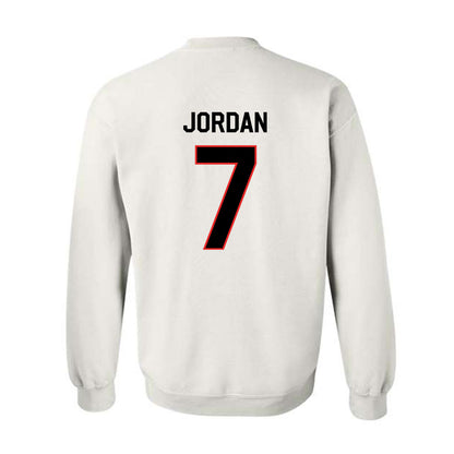 Texas Tech - NCAA Football : Brenden Jordan - Classic Shersey Crewneck Sweatshirt-1