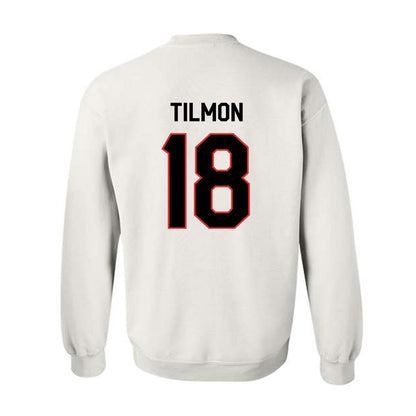 Texas Tech - NCAA Football : Terrell Tilmon - Classic Shersey Crewneck Sweatshirt-1