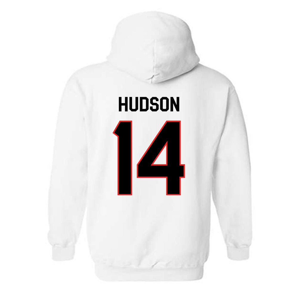 Texas Tech - NCAA Football : Micah Hudson - Classic Shersey Hooded Sweatshirt-1