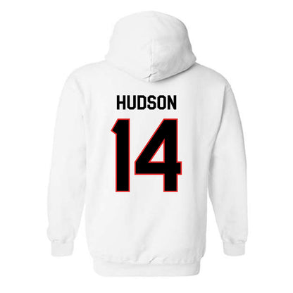 Texas Tech - NCAA Football : Micah Hudson - Classic Shersey Hooded Sweatshirt-1