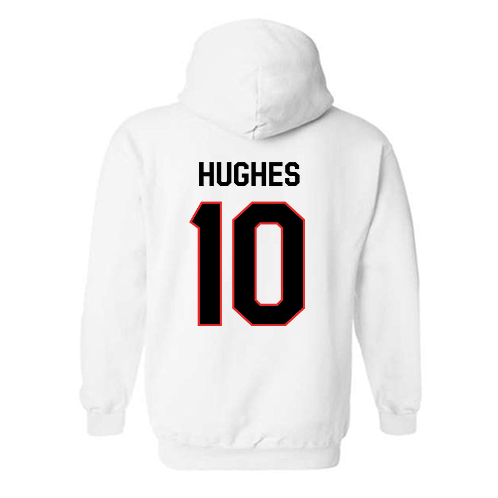 Texas Tech - NCAA Baseball : Logan Hughes - Classic Shersey Hooded Sweatshirt-1