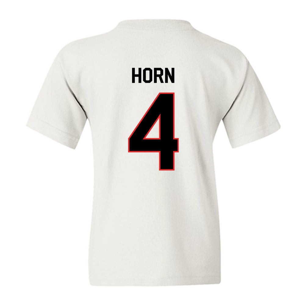 Texas Tech - NCAA Football : Maurion Horn - Classic Shersey Youth T-Shirt-1