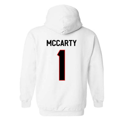 Texas Tech - NCAA Football : AJ McCarty - Classic Shersey Hooded Sweatshirt-1