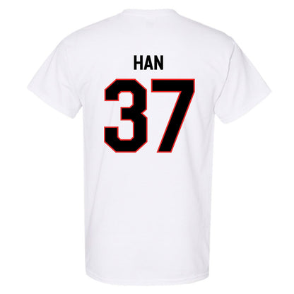 Texas Tech - NCAA Baseball : Heeryun Han - Classic Shersey T-Shirt-1