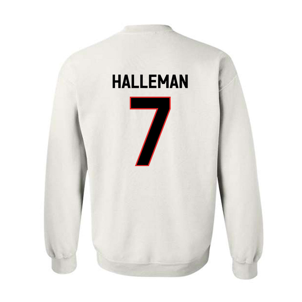 Texas Tech - NCAA Softball : Logan Halleman - Classic Shersey Crewneck Sweatshirt-1