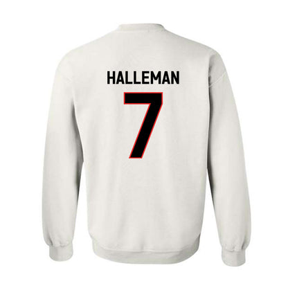 Texas Tech - NCAA Softball : Logan Halleman - Classic Shersey Crewneck Sweatshirt-1