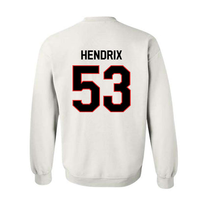 Texas Tech - NCAA Football : Holton Hendrix - Classic Shersey Crewneck Sweatshirt-1