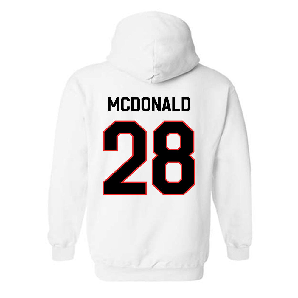 Texas Tech - NCAA Football : Braylan McDonald - Classic Shersey Hooded Sweatshirt-1