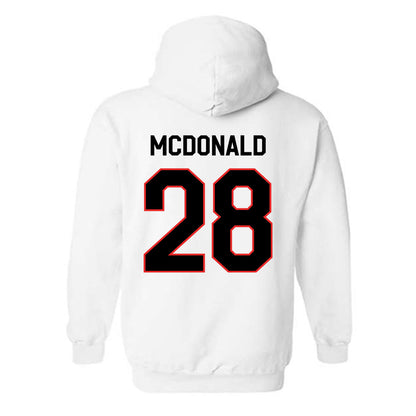 Texas Tech - NCAA Football : Braylan McDonald - Classic Shersey Hooded Sweatshirt-1