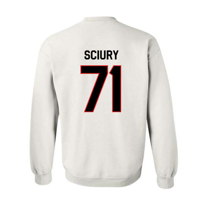 Texas Tech - NCAA Football : Vinny Sciury - Classic Shersey Crewneck Sweatshirt-1