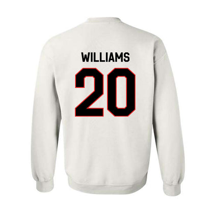 Texas Tech - NCAA Football : J'koby Williams - Classic Shersey Crewneck Sweatshirt-1