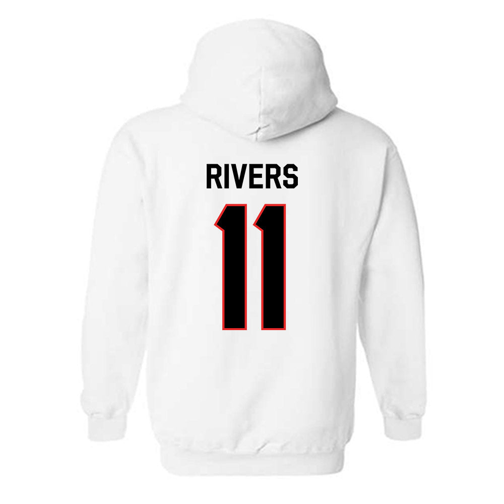 Texas Tech - NCAA Baseball : Davis Rivers - Classic Shersey Hooded Sweatshirt-1