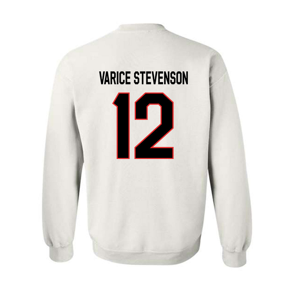 Texas Tech - NCAA Football : Marquez Varice Stevenson - Classic Shersey Crewneck Sweatshirt-1