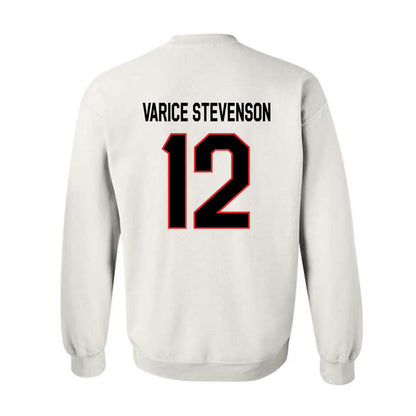 Texas Tech - NCAA Football : Marquez Varice Stevenson - Classic Shersey Crewneck Sweatshirt-1