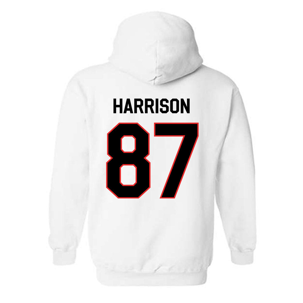 Texas Tech - NCAA Football : Preztynn Harrison - Classic Shersey Hooded Sweatshirt-1