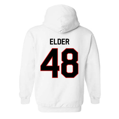 Texas Tech - NCAA Football : Gage Elder - Classic Shersey Hooded Sweatshirt-1