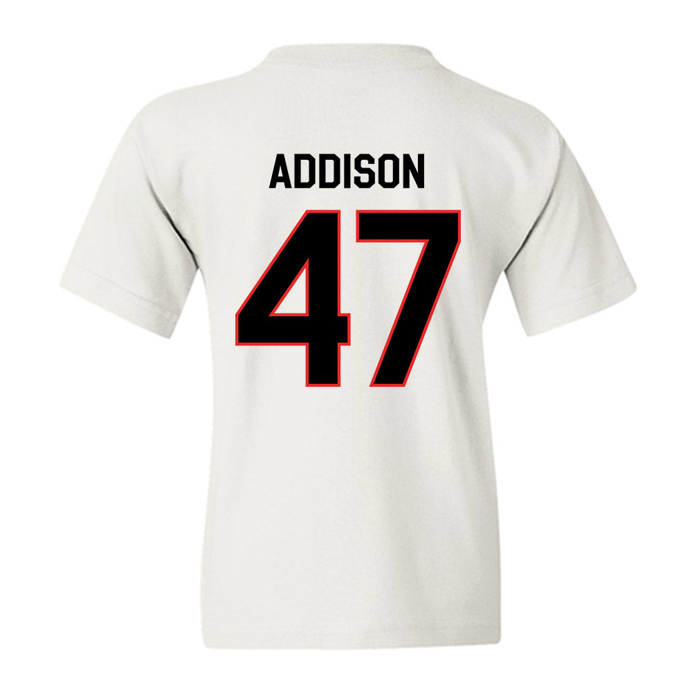 Texas Tech - NCAA Baseball : Logan Addison - Classic Shersey Youth T-Shirt-1