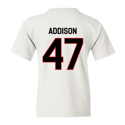 Texas Tech - NCAA Baseball : Logan Addison - Classic Shersey Youth T-Shirt-1