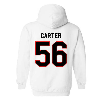 Texas Tech - NCAA Football : Davion Carter - Classic Shersey Hooded Sweatshirt-1