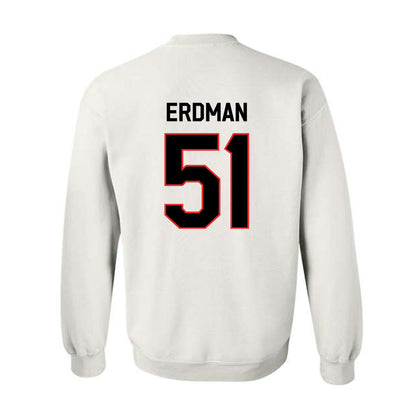 Texas Tech - NCAA Baseball : Zach Erdman - Classic Shersey Crewneck Sweatshirt-1